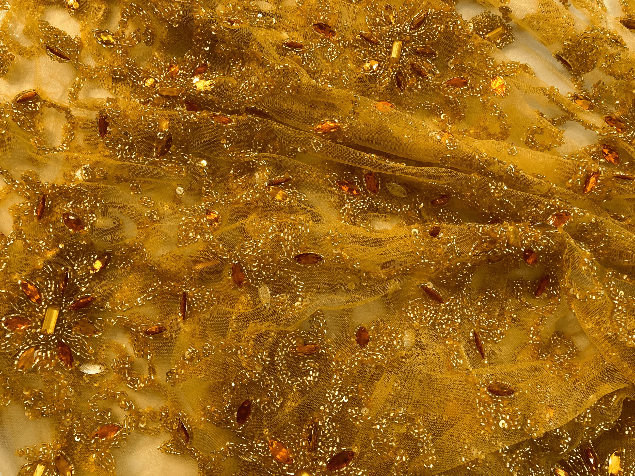 Matching fabrics for- fringes Shimmer Dream Dress